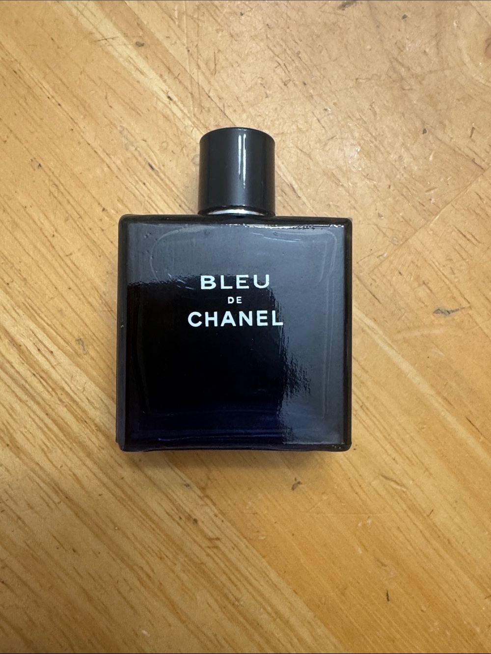 Bleu de Chanel, a popular luxury fragrance for men.